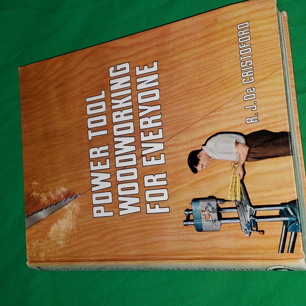 Power Tool Woodworking for Everyone Hard Back Book Hard Back Book
